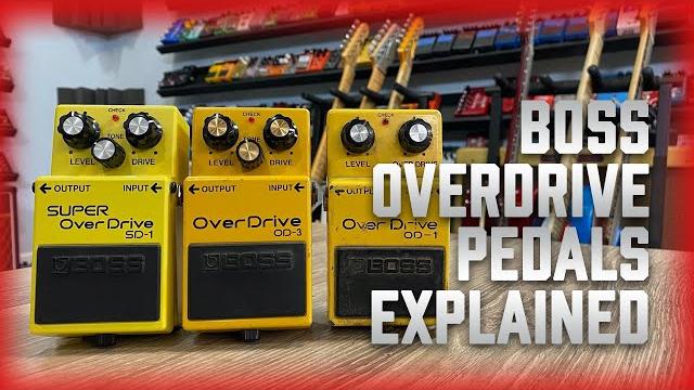 Boss overdrive pedals explained od-1/od-3/sd-1 Boss overdrive pedals explained od-1/od-3/sd-1