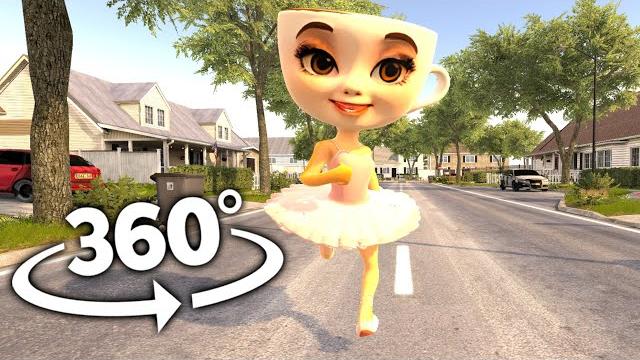 Vr 360° ballerina cappuccina hunts you! Vr 360° ballerina cappuccina hunts you!
