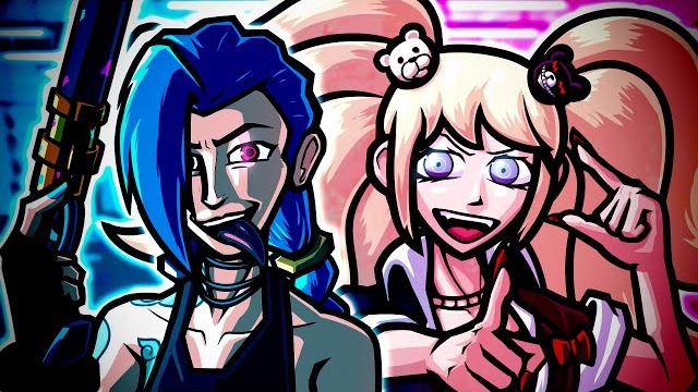 Jinx vs junko enoshima - rap battle! - (league of legends vs danganronpa) - ft. halacg & bblackroses Jinx vs junko enoshima - rap battle! - (league of legends vs danganronpa) - ft. halacg & bblackroses