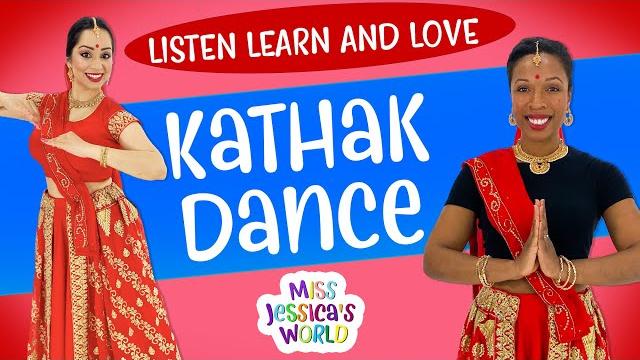 Kathak dance for kids with svetlana tulasi | miss jessica's world | listen learn & love Kathak dance for kids with svetlana tulasi | miss jessica's world | listen learn & love