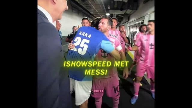 Bro got ignored by messi Bro got ignored by messi
