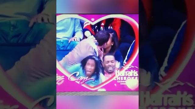 When you’re on the kiss cam with your sister When you’re on the kiss cam with your sister