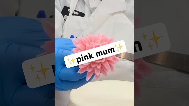 Pink mum #cakeshorts #cakeseries #shortcake #dessert #cake #cakedecorating #shorts #shortvideo Pink mum #cakeshorts #cakeseries #shortcake #dessert #cake #cakedecorating #shorts #shortvideo