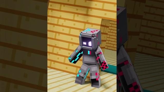 Minecraft but i have to use galvanized square steel ️ #shorts Minecraft but i have to use galvanized square steel ️ #shorts