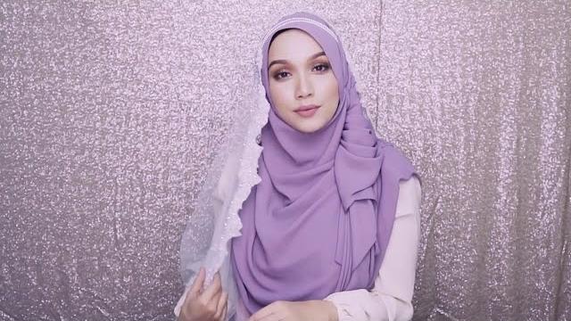 Bridal shawl tutorial chest covered shawl tutorial | malaysia hijab tutorial | tudung people Bridal shawl tutorial chest covered shawl tutorial | malaysia hijab tutorial | tudung people