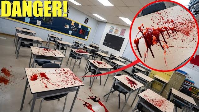 If you see blood in a classroom, run! (it’s not safe) If you see blood in a classroom, run! (it’s not safe)