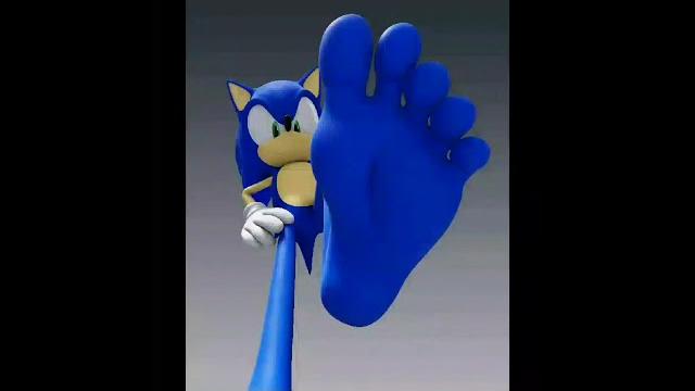 Sonic foot teases you asmr (best with headphones) Sonic foot teases you asmr (best with headphones)