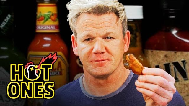 Gordon ramsay savagely critiques spicy wings | hot ones Gordon ramsay savagely critiques spicy wings | hot ones