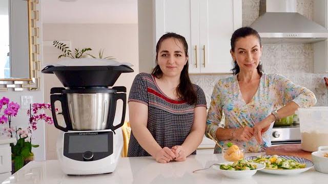 Chefrobot ultracook review | peach sorbet | chicken stew | salads | heghineh cooking show Chefrobot ultracook review | peach sorbet | chicken stew | salads | heghineh cooking show