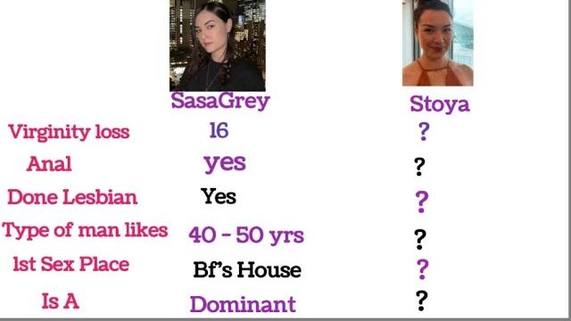 Sasagrey vs stoya #sasagrey #stoya Sasagrey vs stoya #sasagrey #stoya