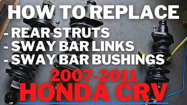 How to replace rear struts 2007-2011 honda crv How to replace rear struts 2007-2011 honda crv