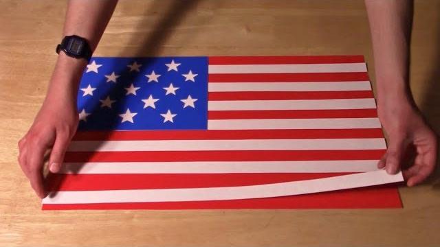 History of the u.s. flag, in paper History of the u.s. flag, in paper