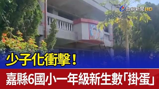 少子化衝擊! 嘉縣6國小一年級新生數「掛蛋」 少子化衝擊! 嘉縣6國小一年級新生數「掛蛋」