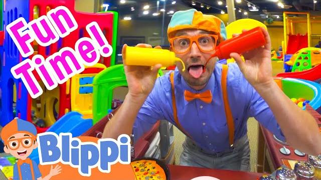 Fun play time with blippi at the indoor playground! | learn & explore | educational videos for kids Fun play time with blippi at the indoor playground! | learn & explore | educational videos for kids