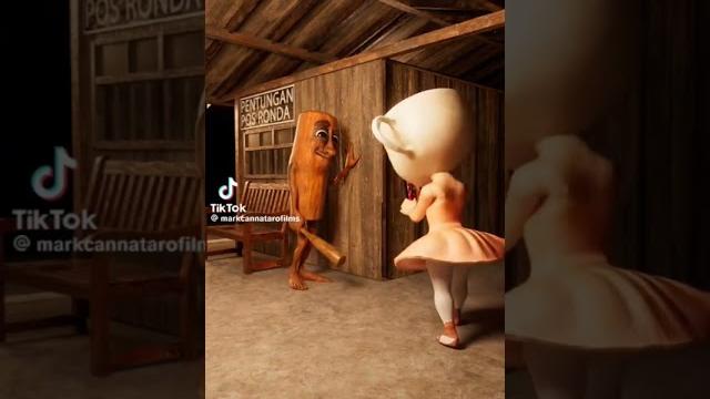 Bailarina capuchina detrás de cámaras Bailarina capuchina detrás de cámaras