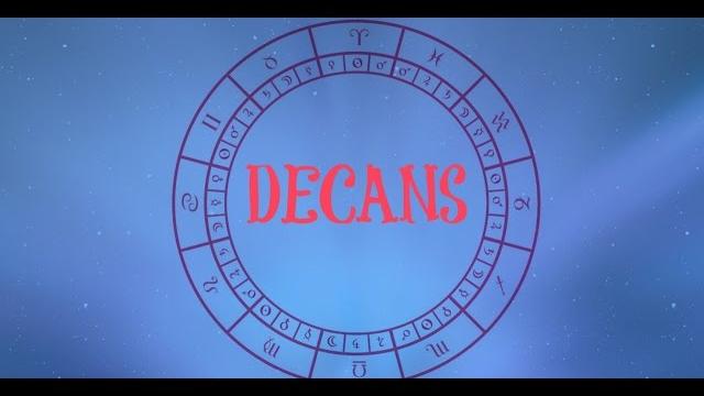 Astrology decans Astrology decans