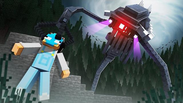 I survived an alien invasion in minecraft... I survived an alien invasion in minecraft...