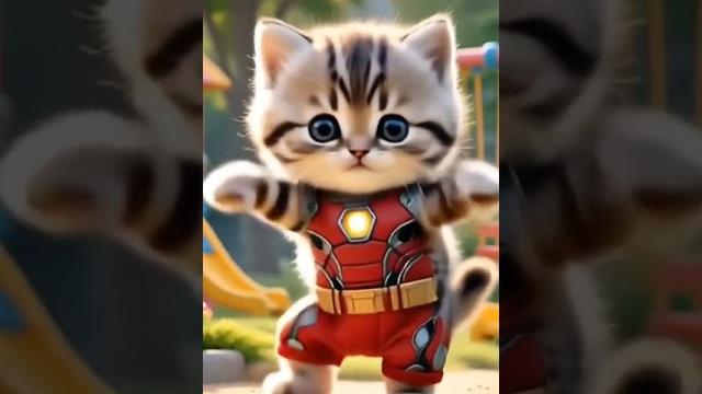 Ironcat is dancing #ironman Ironcat is dancing #ironman
