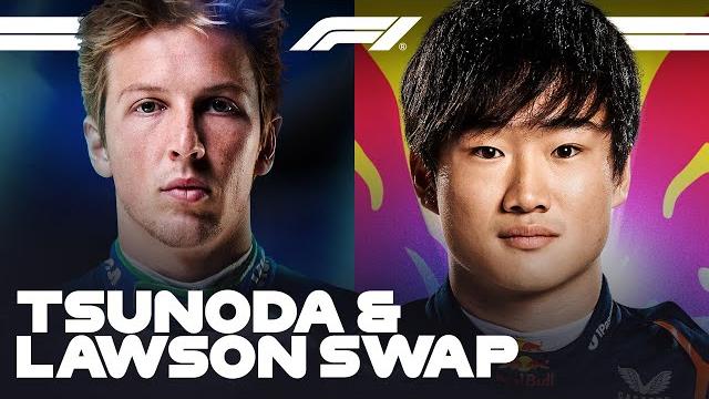 Liam lawson replaced by yuki tsunoda! Liam lawson replaced by yuki tsunoda!
