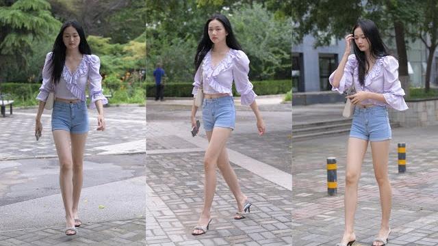 4k高清 魔镜街拍 china model street photography 月月的青春未央 4k高清 魔镜街拍 china model street photography 月月的青春未央
