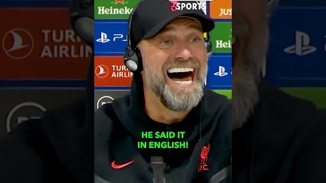 'he said it in english!' hilarious moment jurgen klopp thinks reporter is speaking in spanish 'he said it in english!' hilarious moment jurgen klopp thinks reporter is speaking in spanish