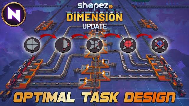 Faster 'tasks' with optimized train network | 05 | shapez 2 dimension update | tutorial/lets play Faster 'tasks' with optimized train network | 05 | shapez 2 dimension update | tutorial/lets play
