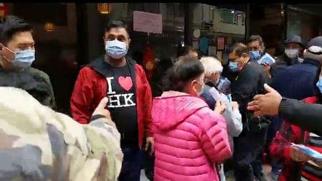 【2.8香港】佐敦的印度餐廳派口罩 【2.8香港】佐敦的印度餐廳派口罩