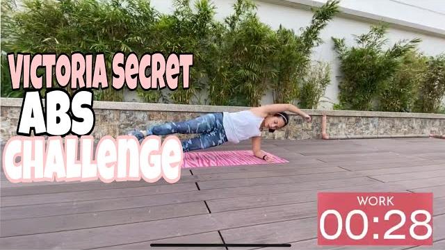 I tried victoria secret abs workout by lele wu I tried victoria secret abs workout by lele wu