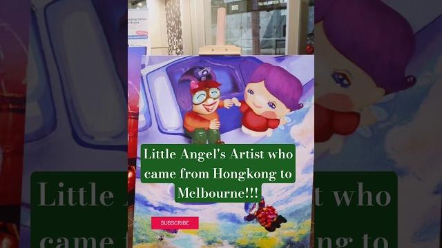 An artist who came all the way from hong kong to melbourne. #australia #artist #federationsquare An artist who came all the way from hong kong to melbourne. #australia #artist #federationsquare
