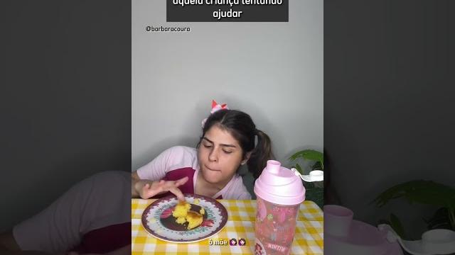 Aquela criança tentando ajudar - bárbara coura #shorts Aquela criança tentando ajudar - bárbara coura #shorts