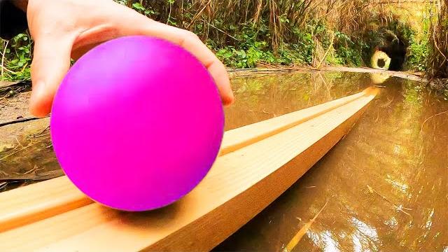 Long marble run asmr in the water Long marble run asmr in the water