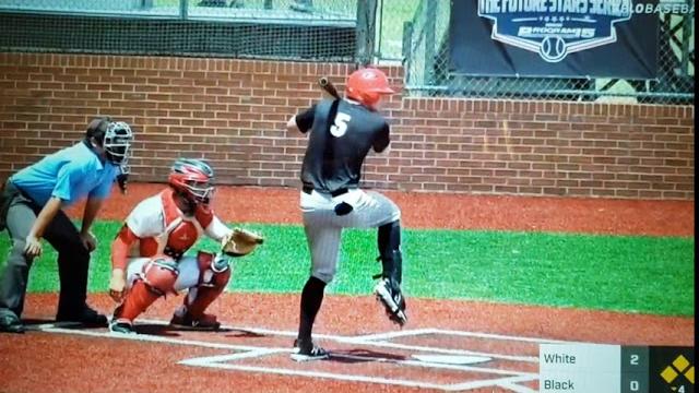 Game tieing double 101 mph exit velo (full at bat) - new balance program 15 national combine Game tieing double 101 mph exit velo (full at bat) - new balance program 15 national combine