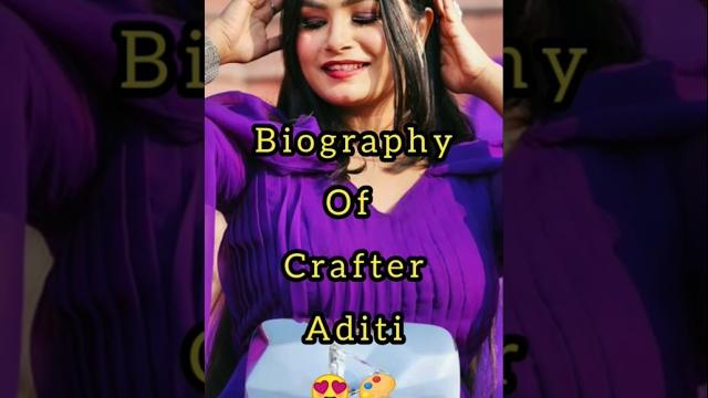 Biography of crafter aditi|| facto vibe|| #shorts #craft Biography of crafter aditi|| facto vibe|| #shorts #craft