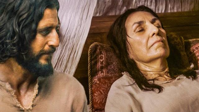 Jesus heals simon's mother-in-law (the chosen scene) Jesus heals simon's mother-in-law (the chosen scene)