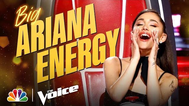 Ariana grande brings the energy! | the voice 2021 Ariana grande brings the energy! | the voice 2021