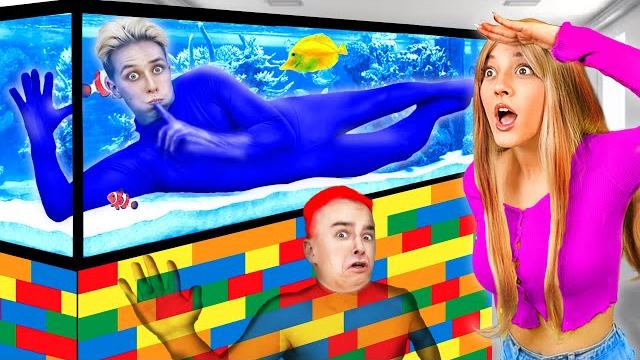 Экстремальные камуфляжные прятки в коробках! Экстремальные камуфляжные прятки в коробках!