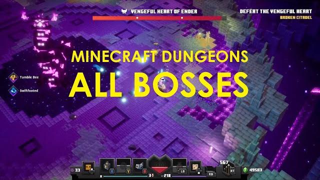 Minecraft dungeons all bosses (updated) Minecraft dungeons all bosses (updated)