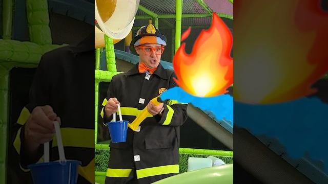 Can blippi put out a fire with slime 🟢?! #shorts #diy Can blippi put out a fire with slime 🟢?! #shorts #diy