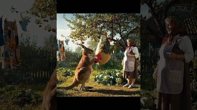 Кенгуру боксёр и бабка тренер #кенгуру #бабка #бокс #ии #искусственныйинтеллект #прикол #юмор Кенгуру боксёр и бабка тренер #кенгуру #бабка #бокс #ии #искусственныйинтеллект #прикол #юмор