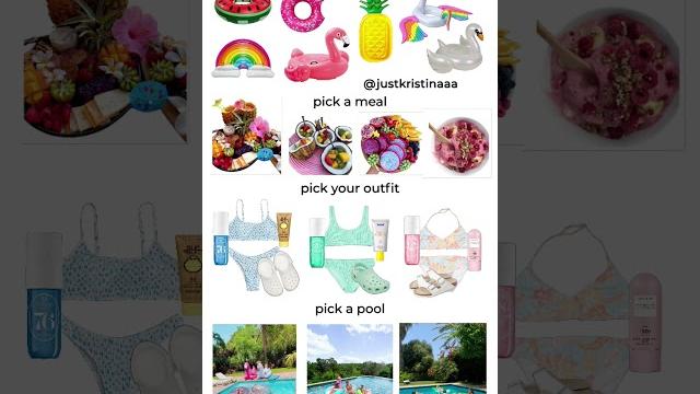 Plan your pool party !! ️ #preppy #pool #poolparty #outfit Plan your pool party !! ️ #preppy #pool #poolparty #outfit