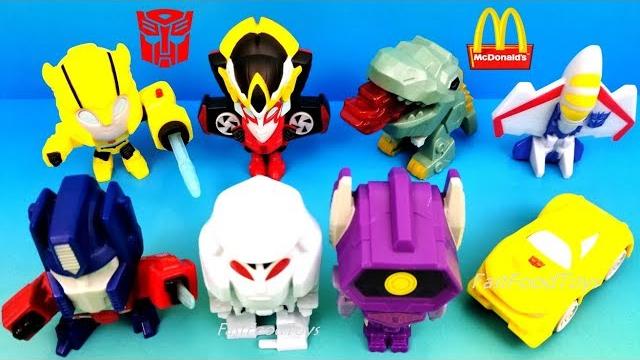 2018 mcdonald's transformers happy meal toys bumblebee movie full world set 8 kids unboxing europe 2018 mcdonald's transformers happy meal toys bumblebee movie full world set 8 kids unboxing europe