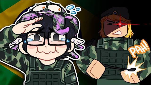 Me alistei no exército do roblox e não consigo parar de rir Me alistei no exército do roblox e não consigo parar de rir