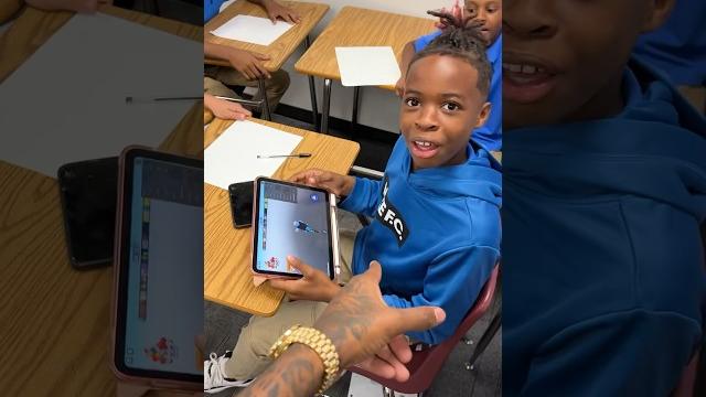 Teacher throws boy ipad in trash for playing roblox #shorts Teacher throws boy ipad in trash for playing roblox #shorts
