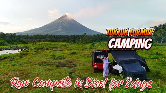 We moved to a raw campsite in tabaco city and stayed for 8 days | tuktuk furmily camping in bicol We moved to a raw campsite in tabaco city and stayed for 8 days | tuktuk furmily camping in bicol