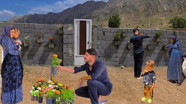 Adventure of buying flowers & planting them on the garden wall Adventure of buying flowers & planting them on the garden wall