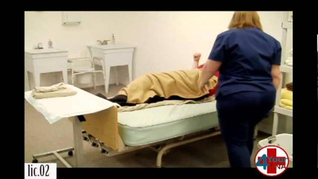 Make an occupied bed cna skill Make an occupied bed cna skill