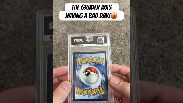 Grader had a bad day! #pokemon #pokemoncards #charizard #pokemonchannel #pokemontcg #pikachu #mew Grader had a bad day! #pokemon #pokemoncards #charizard #pokemonchannel #pokemontcg #pikachu #mew