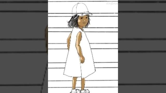 Procreate 绘站在楼梯上的小女孩️ Procreate 绘站在楼梯上的小女孩️
