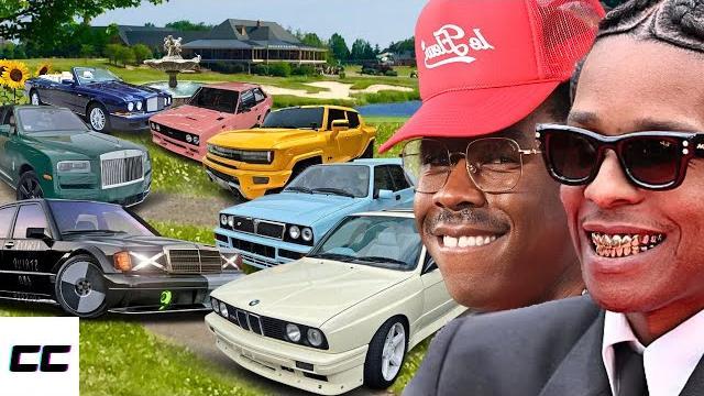 A$ap rocky vs tyler, the creator's car collections A$ap rocky vs tyler, the creator's car collections