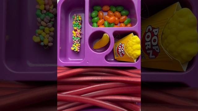 Packing school lunch *only candy* #shorts Packing school lunch *only candy* #shorts